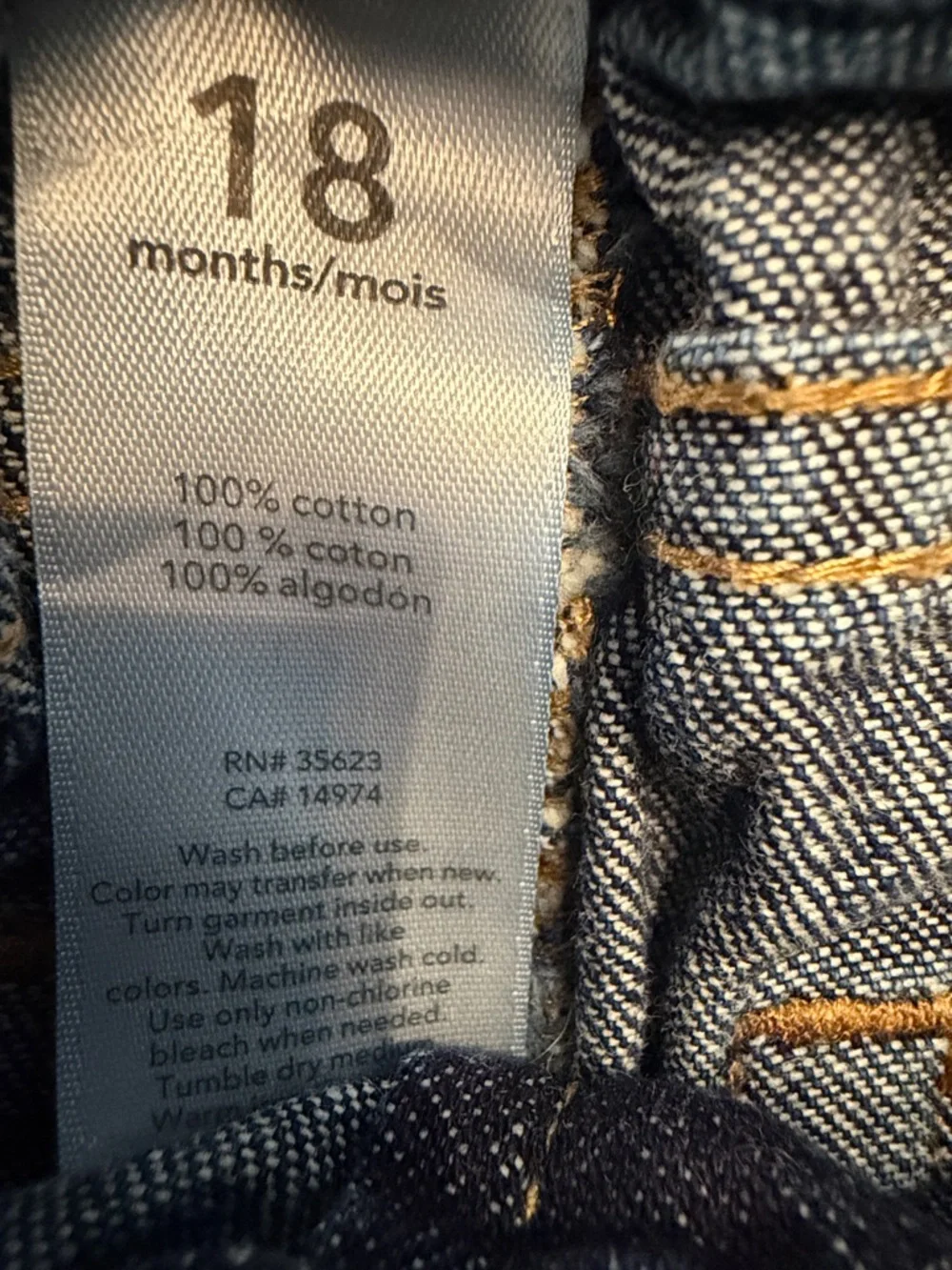 Carter's Baby Boy Plaid Shirt & Jeans Outfit Set 18M